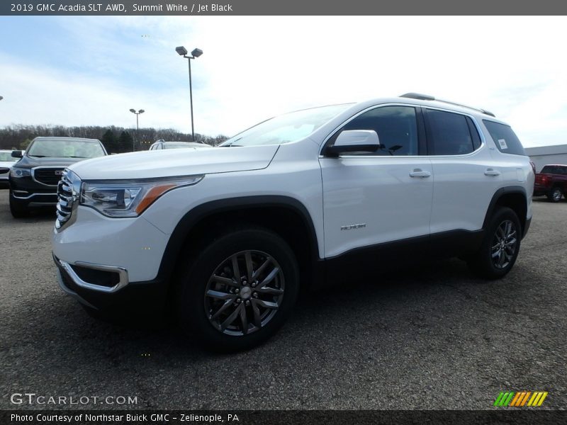 Summit White / Jet Black 2019 GMC Acadia SLT AWD