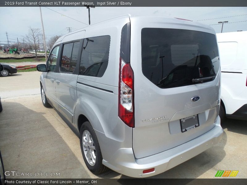 Ingot Silver / Ebony 2019 Ford Transit Connect XLT Passenger Wagon