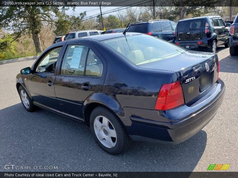 Atlantic Blue Pearl / Beige 2000 Volkswagen Jetta GLS Sedan