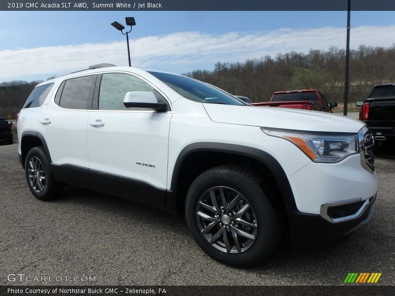 Summit White / Jet Black 2019 GMC Acadia SLT AWD
