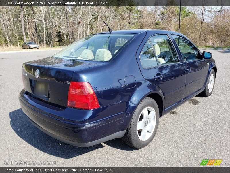 Atlantic Blue Pearl / Beige 2000 Volkswagen Jetta GLS Sedan