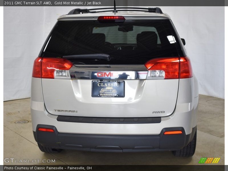 Gold Mist Metallic / Jet Black 2011 GMC Terrain SLT AWD