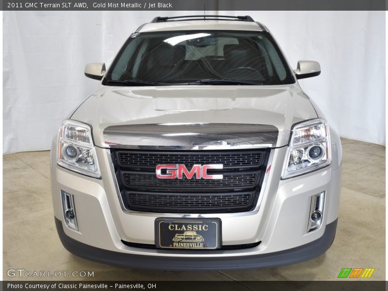 Gold Mist Metallic / Jet Black 2011 GMC Terrain SLT AWD