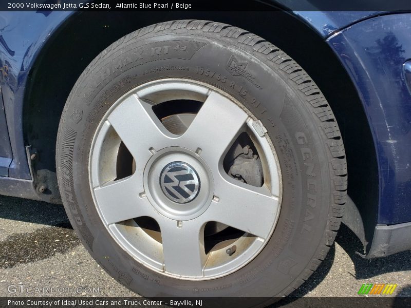 Atlantic Blue Pearl / Beige 2000 Volkswagen Jetta GLS Sedan