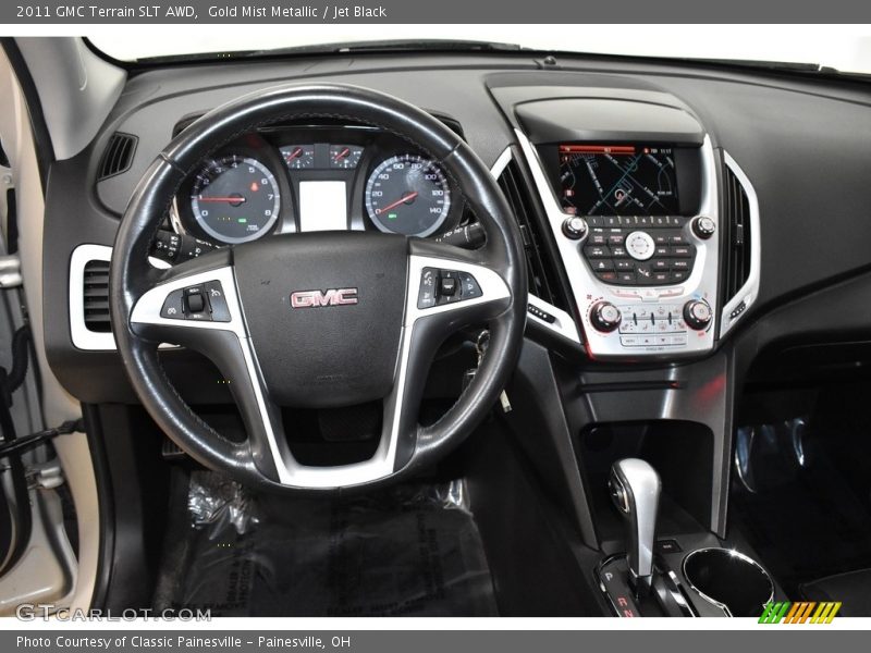 Gold Mist Metallic / Jet Black 2011 GMC Terrain SLT AWD