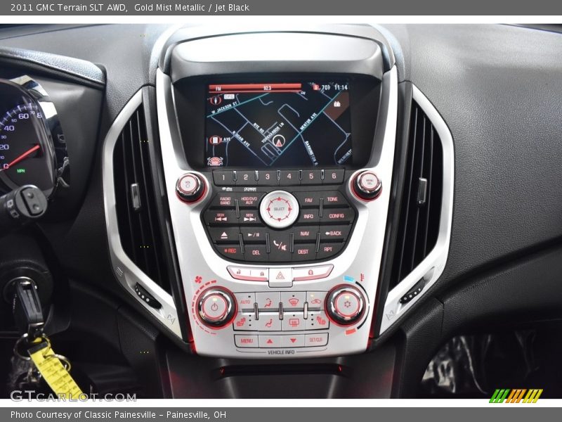 Gold Mist Metallic / Jet Black 2011 GMC Terrain SLT AWD
