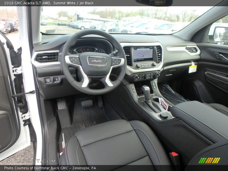 Summit White / Jet Black 2019 GMC Acadia SLT AWD