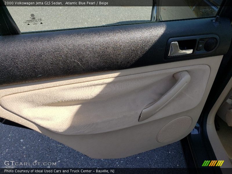 Atlantic Blue Pearl / Beige 2000 Volkswagen Jetta GLS Sedan