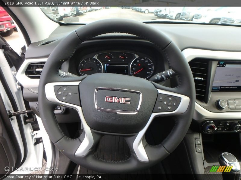 Summit White / Jet Black 2019 GMC Acadia SLT AWD