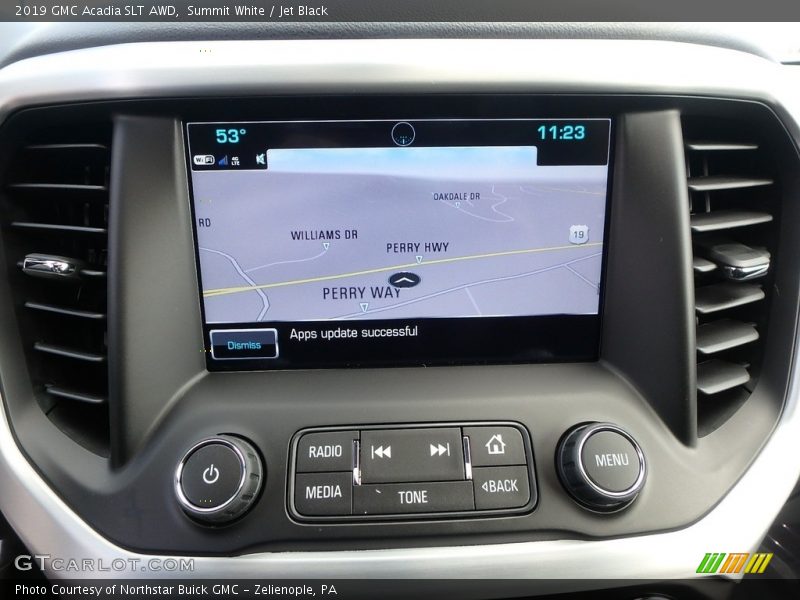 Summit White / Jet Black 2019 GMC Acadia SLT AWD