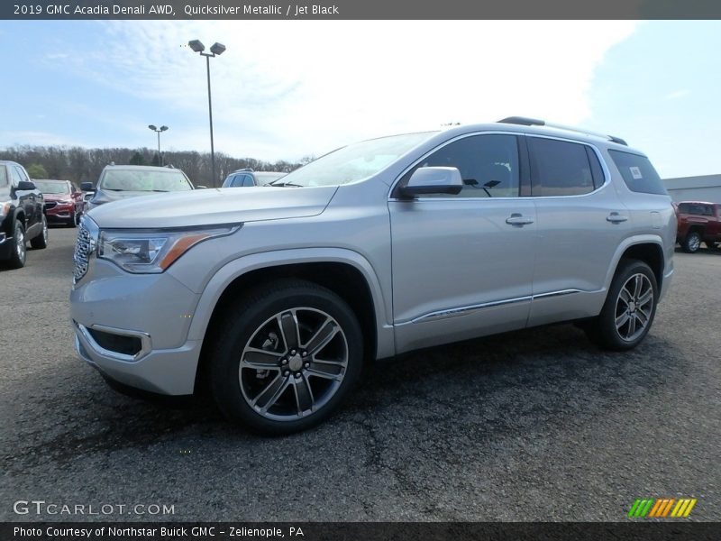 Quicksilver Metallic / Jet Black 2019 GMC Acadia Denali AWD
