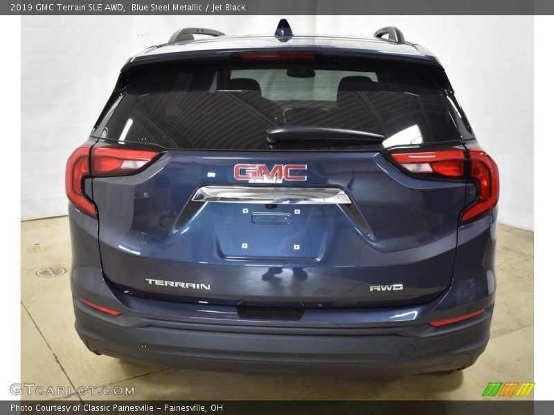 Blue Steel Metallic / Jet Black 2019 GMC Terrain SLE AWD