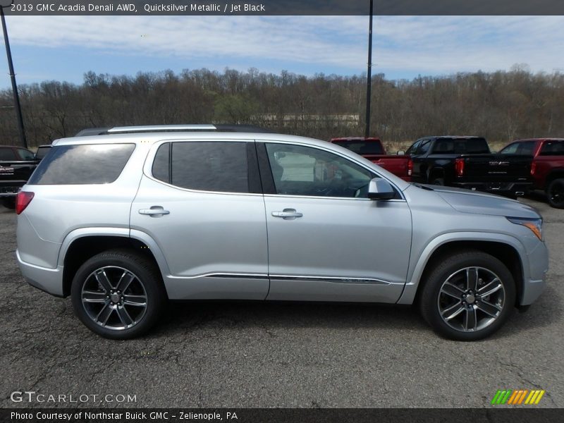 Quicksilver Metallic / Jet Black 2019 GMC Acadia Denali AWD