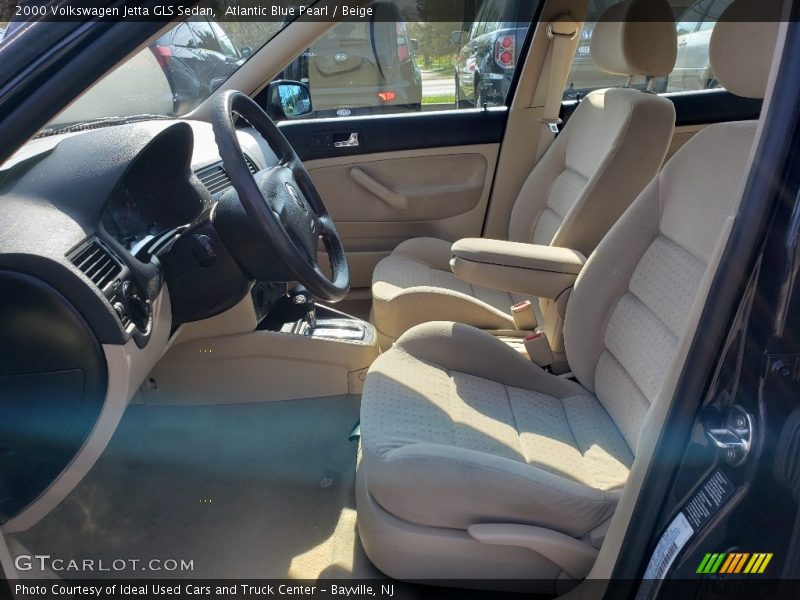 Atlantic Blue Pearl / Beige 2000 Volkswagen Jetta GLS Sedan