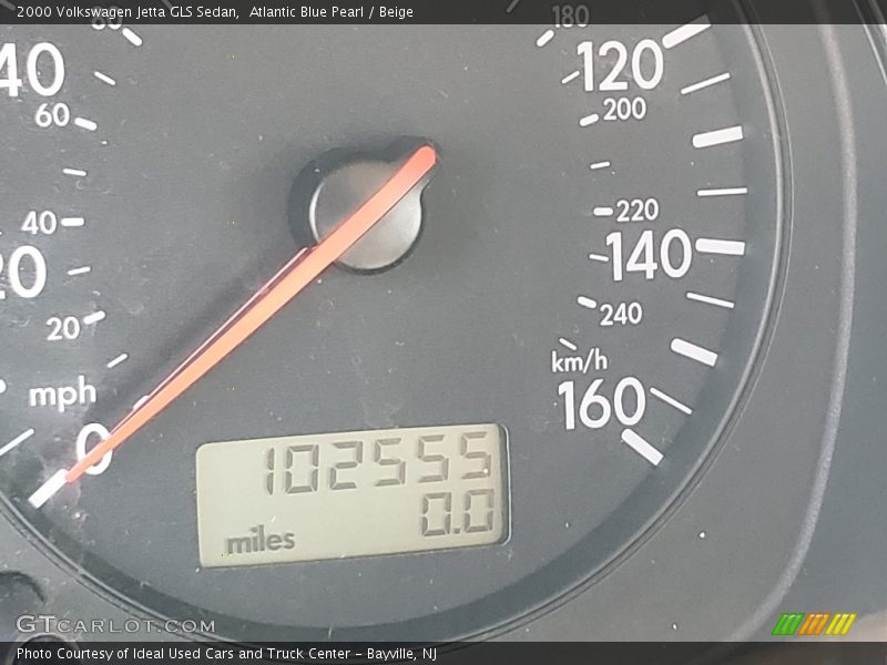 Atlantic Blue Pearl / Beige 2000 Volkswagen Jetta GLS Sedan