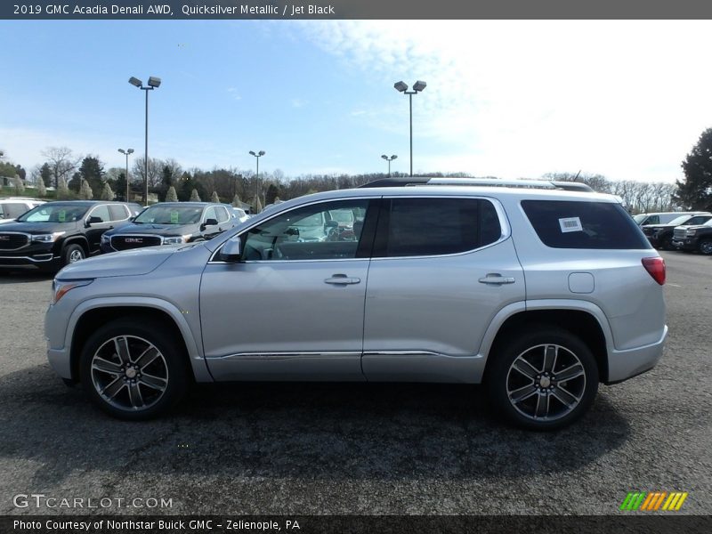 Quicksilver Metallic / Jet Black 2019 GMC Acadia Denali AWD