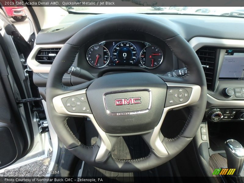 Quicksilver Metallic / Jet Black 2019 GMC Acadia Denali AWD