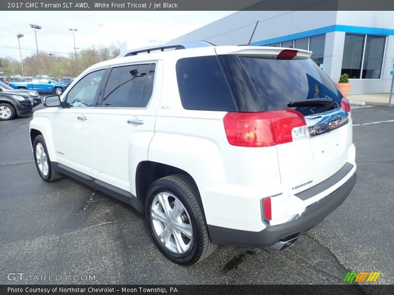 White Frost Tricoat / Jet Black 2017 GMC Terrain SLT AWD