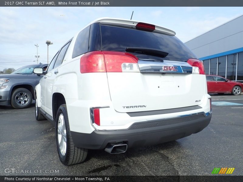 White Frost Tricoat / Jet Black 2017 GMC Terrain SLT AWD