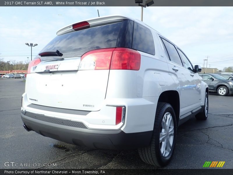 White Frost Tricoat / Jet Black 2017 GMC Terrain SLT AWD