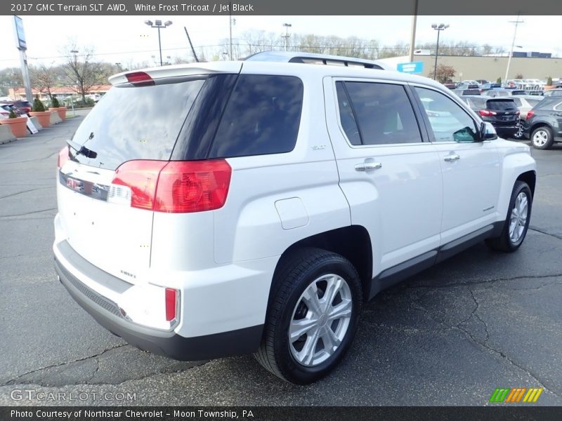 White Frost Tricoat / Jet Black 2017 GMC Terrain SLT AWD