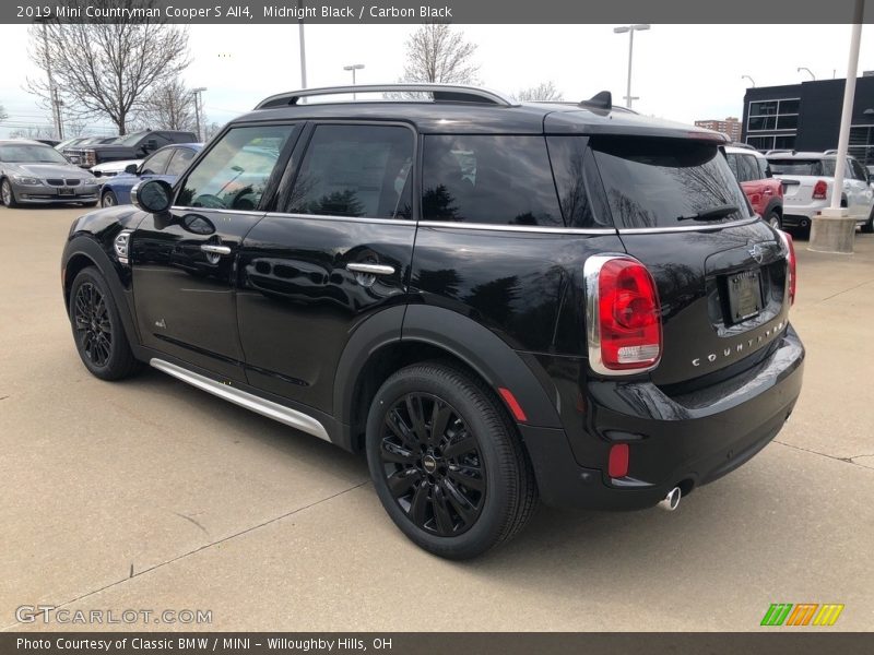 Midnight Black / Carbon Black 2019 Mini Countryman Cooper S All4