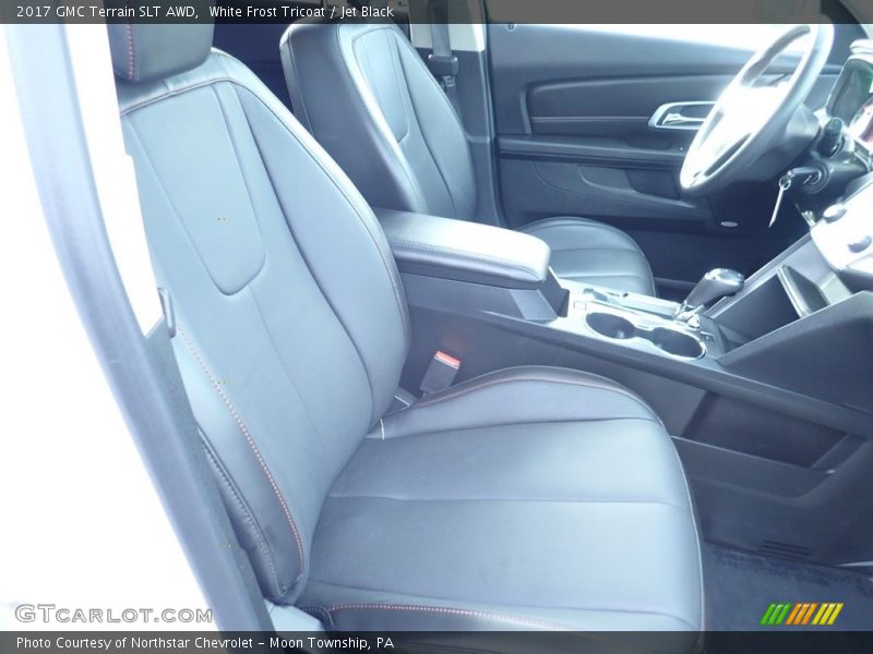 White Frost Tricoat / Jet Black 2017 GMC Terrain SLT AWD
