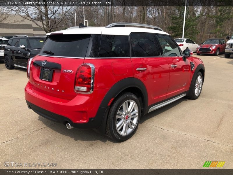 Chili Red / Carbon Black 2019 Mini Countryman Cooper S All4