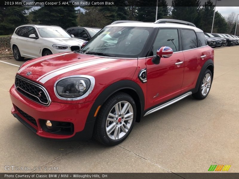 Chili Red / Carbon Black 2019 Mini Countryman Cooper S All4