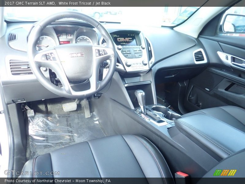 White Frost Tricoat / Jet Black 2017 GMC Terrain SLT AWD