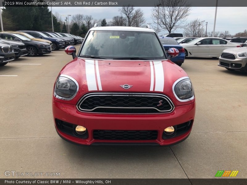 Chili Red / Carbon Black 2019 Mini Countryman Cooper S All4