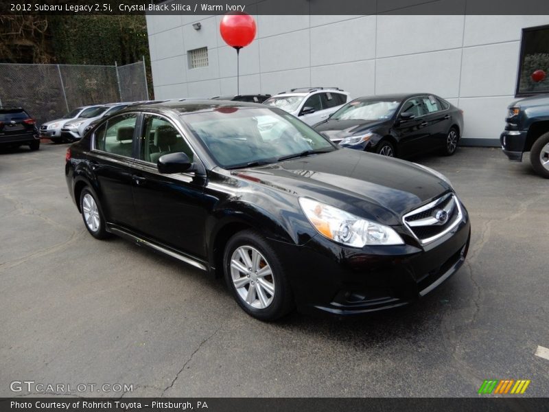 Crystal Black Silica / Warm Ivory 2012 Subaru Legacy 2.5i