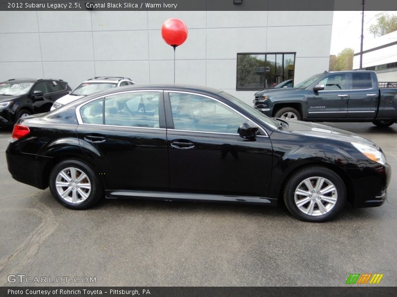 Crystal Black Silica / Warm Ivory 2012 Subaru Legacy 2.5i