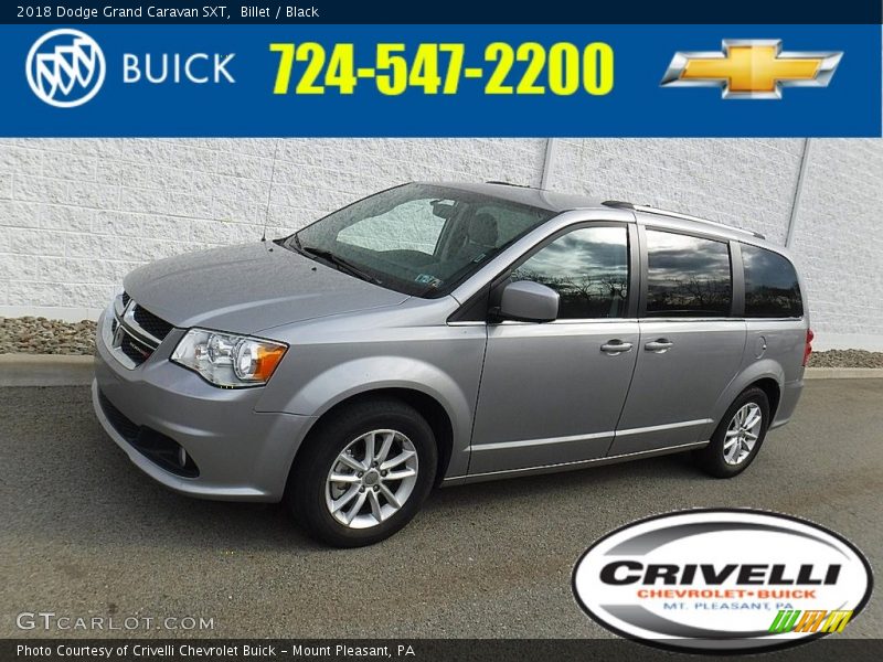 Billet / Black 2018 Dodge Grand Caravan SXT