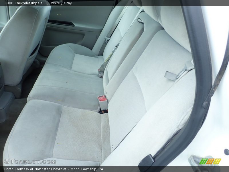 White / Gray 2008 Chevrolet Impala LT
