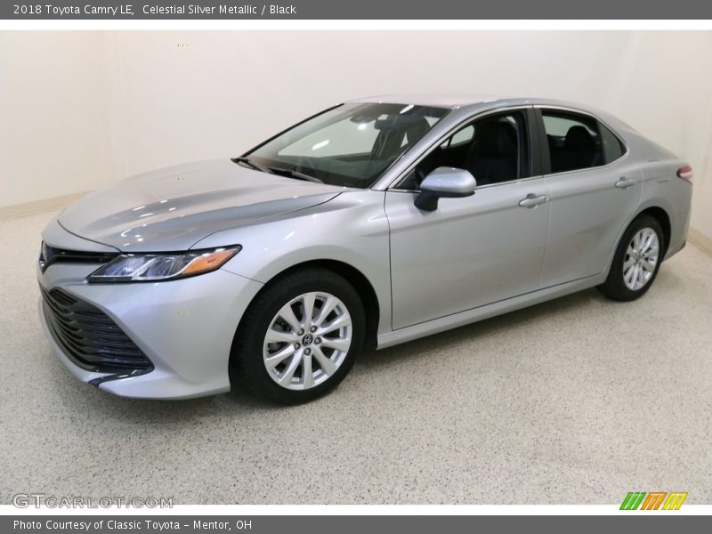 Celestial Silver Metallic / Black 2018 Toyota Camry LE