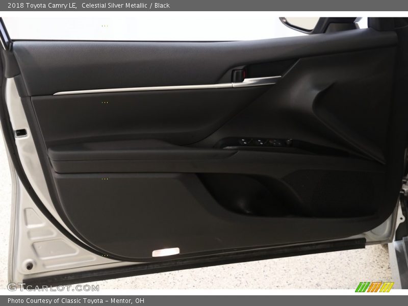Celestial Silver Metallic / Black 2018 Toyota Camry LE