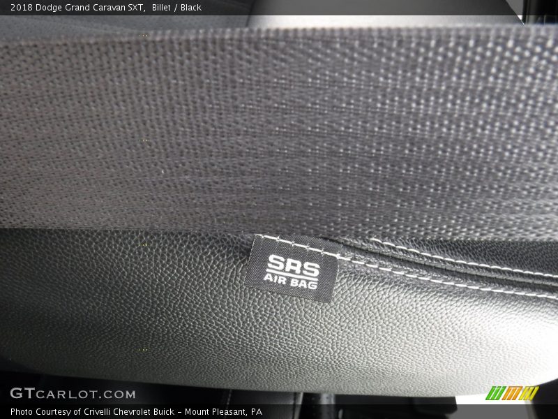 Billet / Black 2018 Dodge Grand Caravan SXT