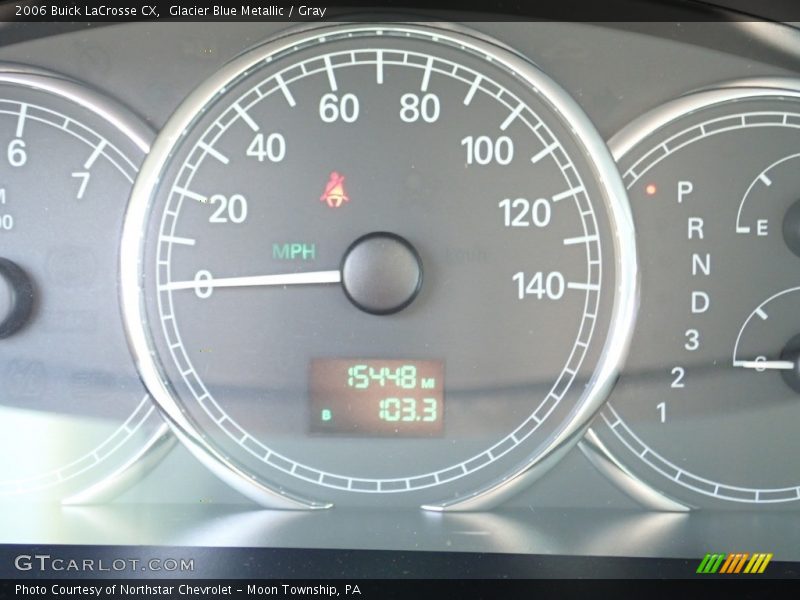 Glacier Blue Metallic / Gray 2006 Buick LaCrosse CX
