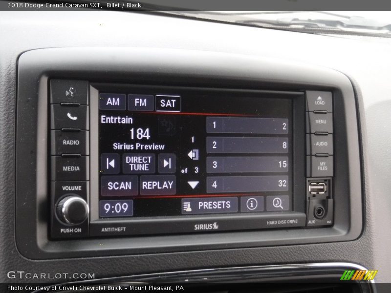 Billet / Black 2018 Dodge Grand Caravan SXT