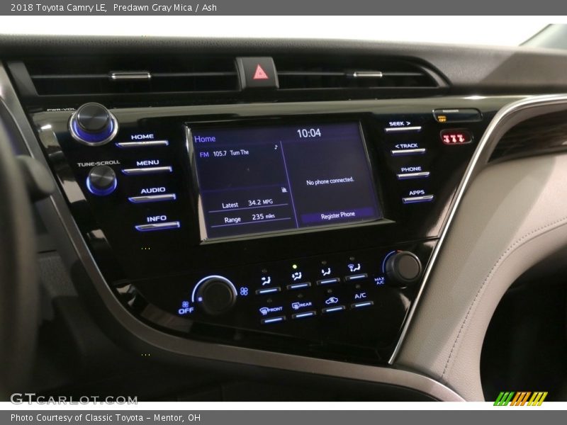 Predawn Gray Mica / Ash 2018 Toyota Camry LE