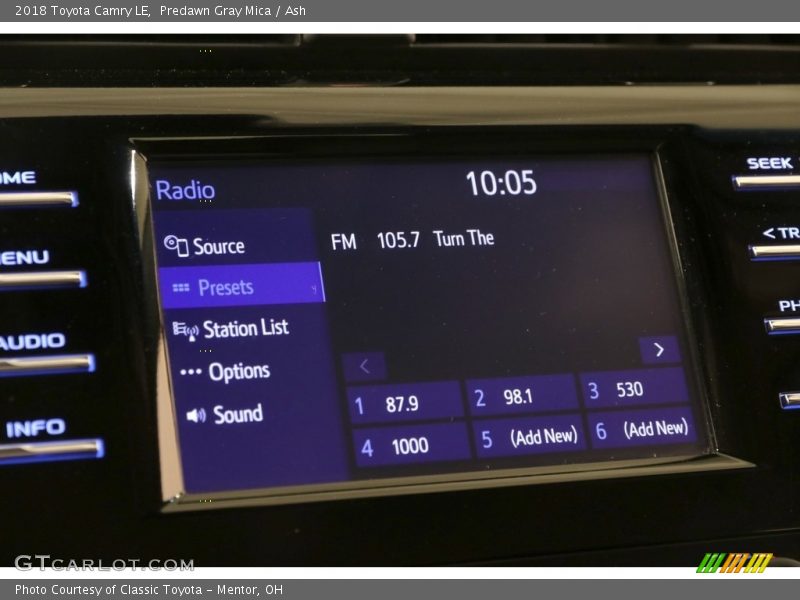 Predawn Gray Mica / Ash 2018 Toyota Camry LE