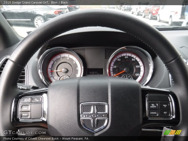 Billet / Black 2018 Dodge Grand Caravan SXT