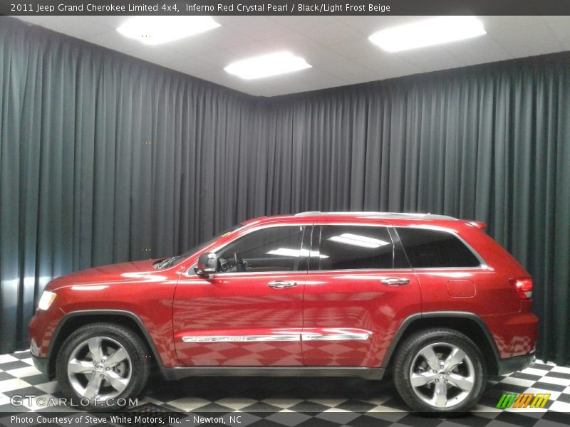 Inferno Red Crystal Pearl / Black/Light Frost Beige 2011 Jeep Grand Cherokee Limited 4x4