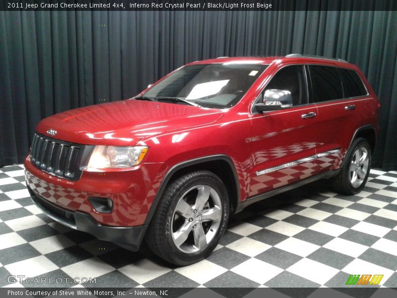 Inferno Red Crystal Pearl / Black/Light Frost Beige 2011 Jeep Grand Cherokee Limited 4x4