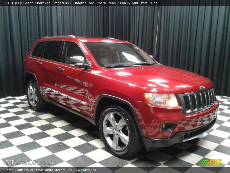 Inferno Red Crystal Pearl / Black/Light Frost Beige 2011 Jeep Grand Cherokee Limited 4x4