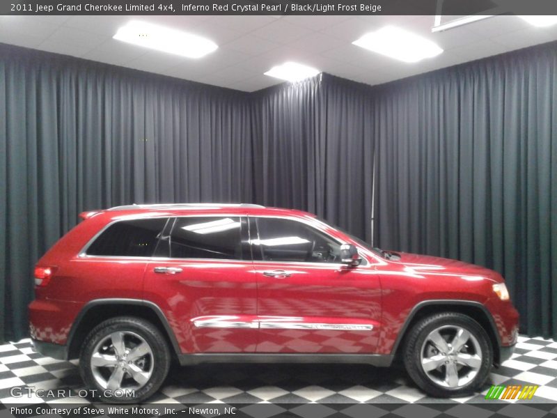 Inferno Red Crystal Pearl / Black/Light Frost Beige 2011 Jeep Grand Cherokee Limited 4x4