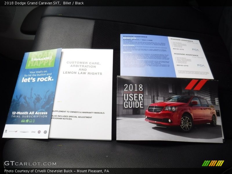 Billet / Black 2018 Dodge Grand Caravan SXT