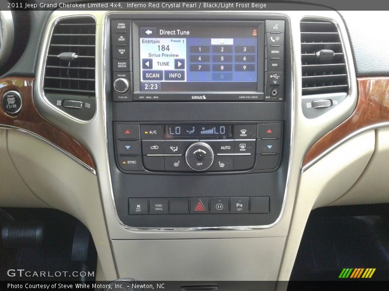 Inferno Red Crystal Pearl / Black/Light Frost Beige 2011 Jeep Grand Cherokee Limited 4x4