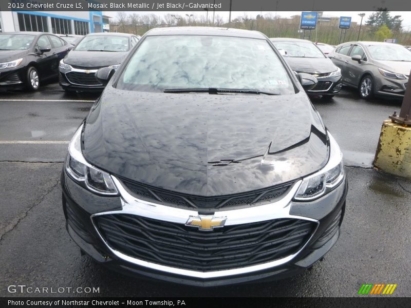 Mosaic Black Metallic / Jet Black/­Galvanized 2019 Chevrolet Cruze LS